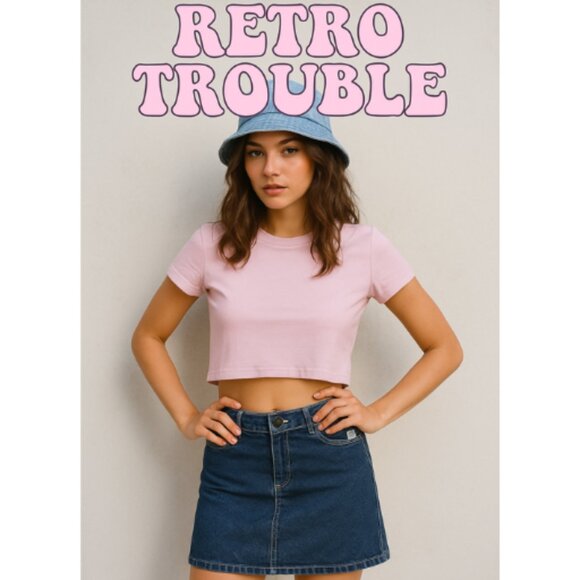 Paul Frank Denim Mini Skirt – Size 3 – Y2K Retro Blue Jean Vibe - Picture 7 of 7